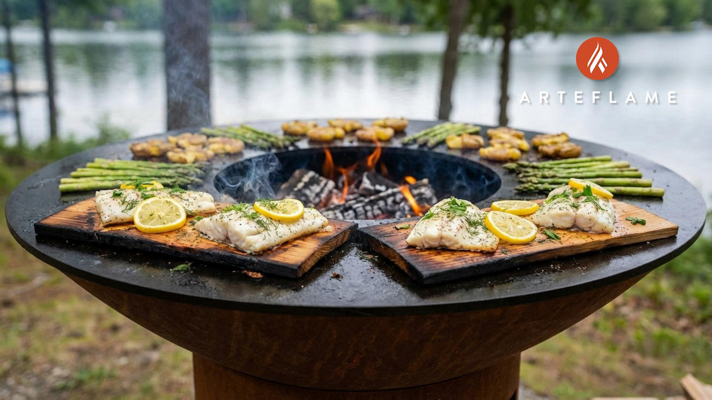 Smokey Cedar Plank Grilled Wisconsin Walleye: An Arteflame Classic