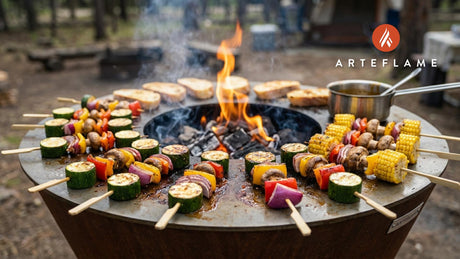 Wyoming-Style Campfire Veggie Skewers on the Arteflame Grill