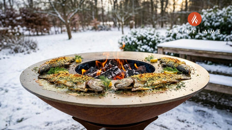 Crispy Danish Winter Herb-Crusted Trout Recipe for the Arteflame Grill