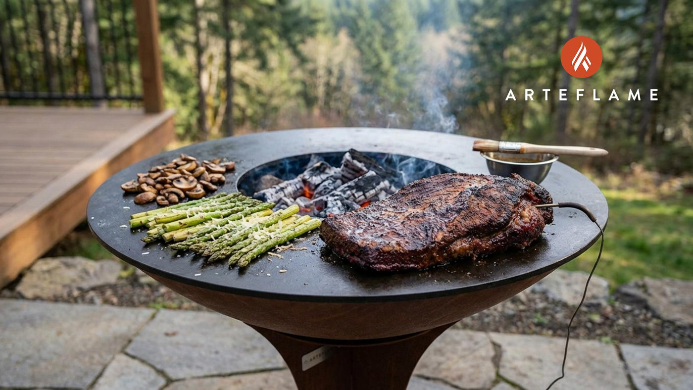 Smokey Washington BBQ Brisket with Coffee Rub on the Arteflame Grill