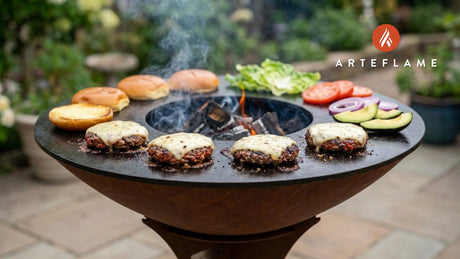 Smoky Grilled Chipotle Burgers on the Arteflame Grill