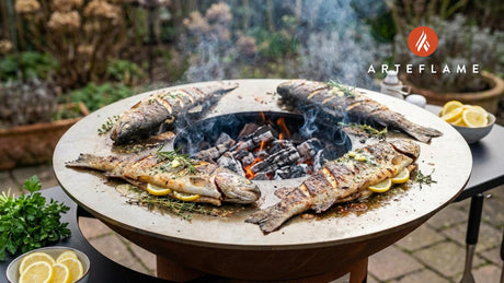 Authentic Austrian Tyrolean Grilled Smoked Trout Recipe