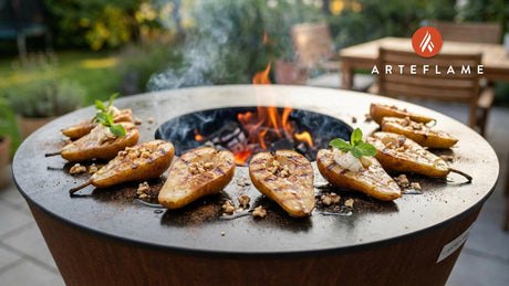 Austrian Grilled Pears with Honey & Cinnamon Recipe