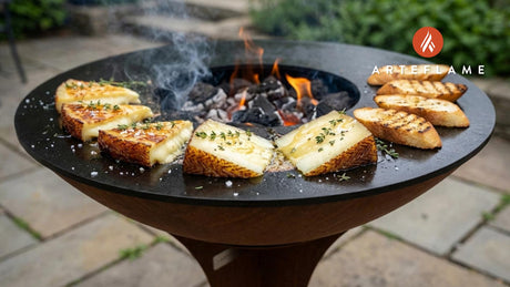 Smoky Spanish Grilled Manchego Cheese with Honey & Thyme
