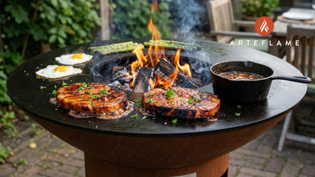 Honey Glazed Arkansas Ham Steaks on the Arteflame Grill