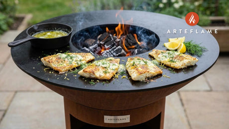 Smoky Irish Flame-Seared Haddock with Lemon Dill Butter