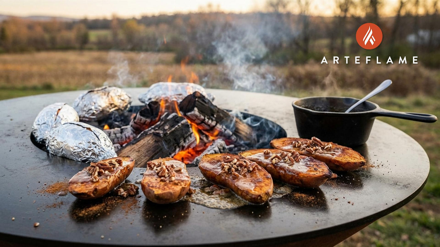 Fire Roasted Pennsylvania Sweet Potatoes: A Smoky, Caramelized Delight