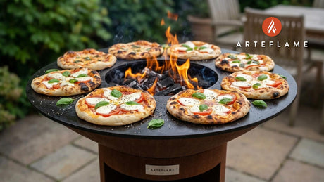 Grilled Pizzettes on the Arteflame: Easy, Crispy, and Flavor-Packed