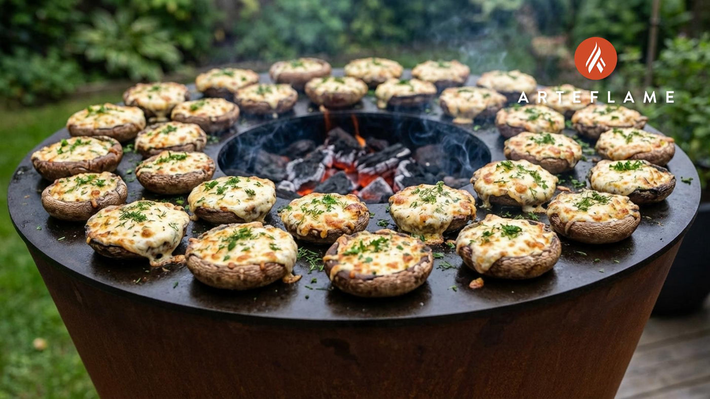 Smoked Swedish Cheese Stuffed Mushrooms: The Ultimate Arteflame Appetizer