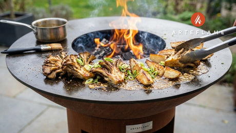 Japanese Grilled Maitake Mushrooms with Soy Butter
