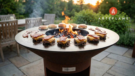 Grilled South Dakota Bison Bacon Sliders: A Rustic Arteflame Recipe