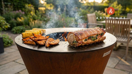 Florida-Style Collard Greens Stuffed Grilled Pork Loin Recipe