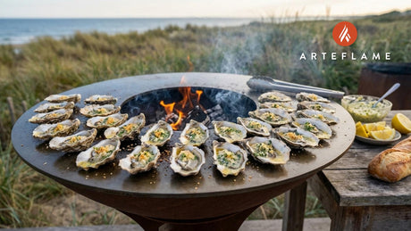 Massachusetts Herb-Infused Grilled Oysters Recipe on the Arteflame