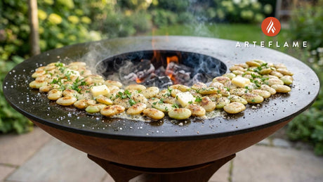 Smoky Grilled Buttered Indiana Lima Beans