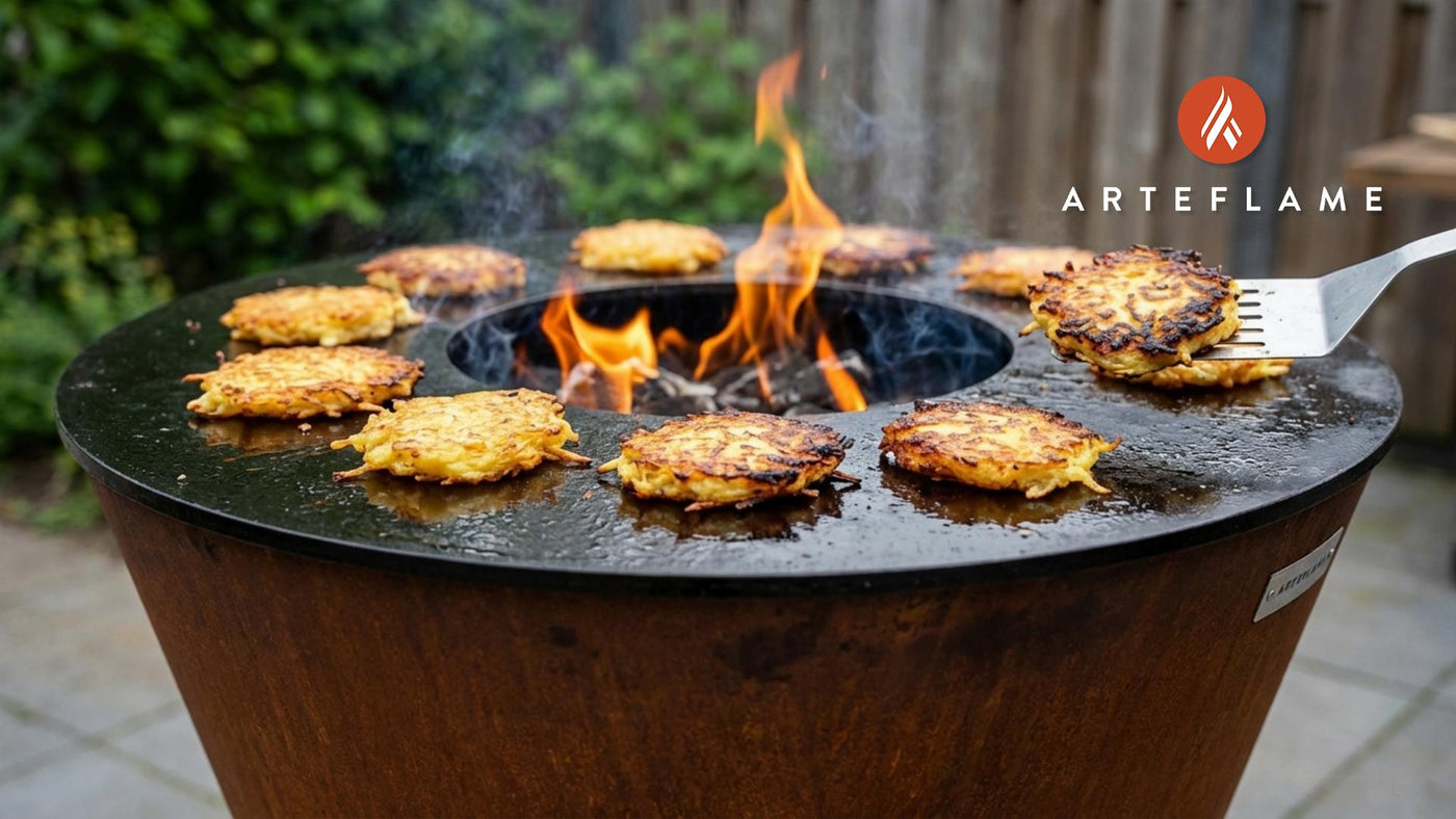 Smoky Grilled Latkes on the Arteflame: A Crispy Outdoor Classic