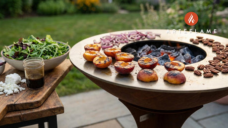 Tennessee Grilled Peach & Goat Cheese Salad | Arteflame Grill Recipe