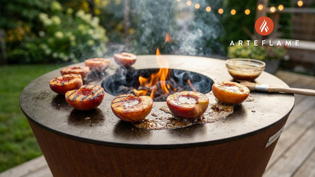 Smoky Grilled Mississippi Peaches with Brown Sugar Glaze
