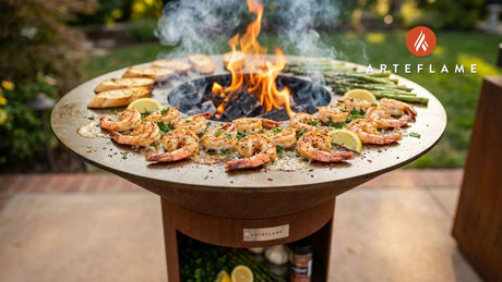 Fire-Kissed Garlic Butter Grilled Shrimp on the Arteflame
