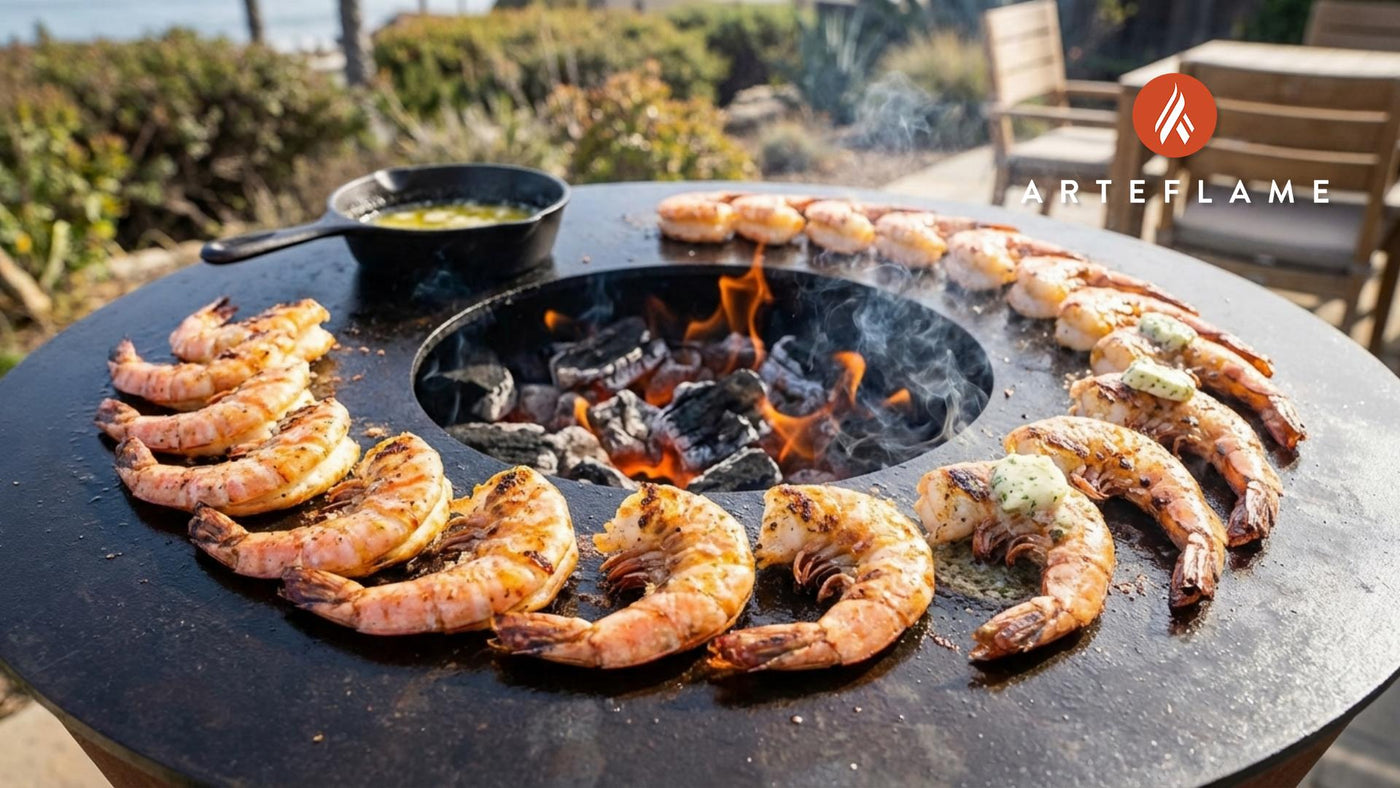 Zesty California Grilled Prawns with Lime Butter Recipe