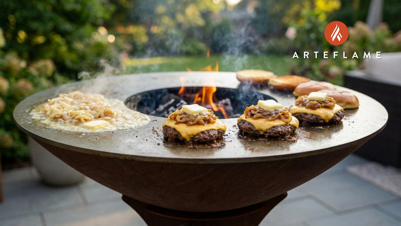 The Ultimate Wisconsin Butter Burger on the Arteflame Grill