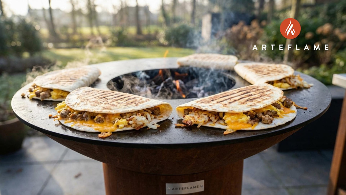 Easy Grilled Breakfast Burrito on the Arteflame Grill
