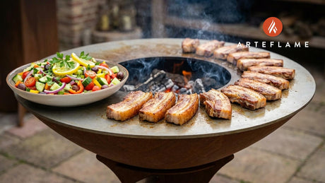Iberico Pork Belly Filet with Fresh Spanish Salad