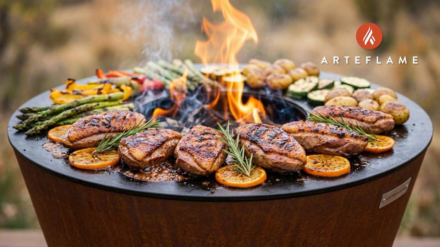 Nevada Frontier Grilled Duck: A Rustic Arteflame Feast