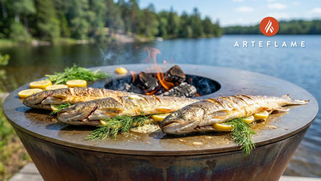 Authentic Finnish Grilled Lake Fish with Dill & Lemon