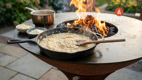 Velvety Smoked Parmesan Risotto: An Arteflame Outdoor Classic
