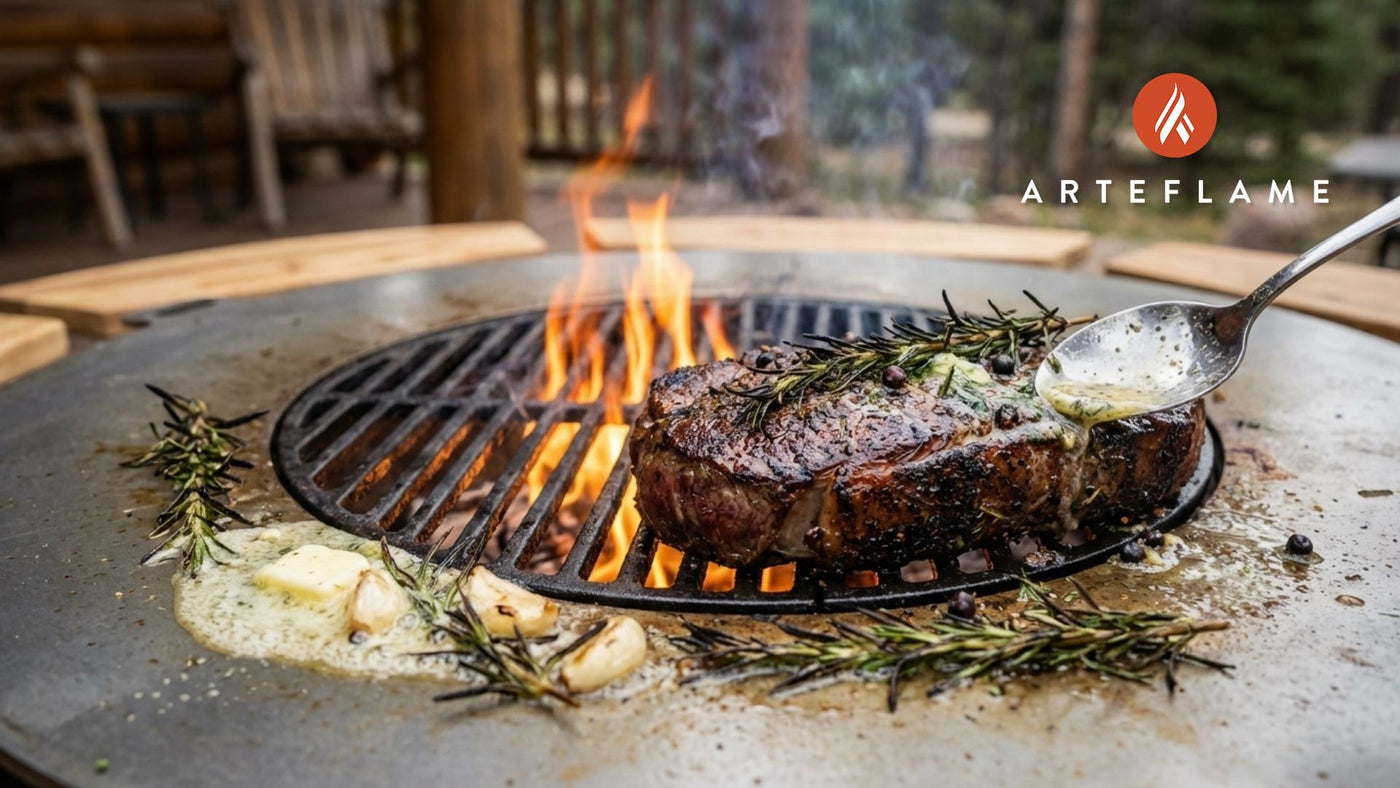 Authentic Swedish Grilled Elk Striploin with Charred Rosemary