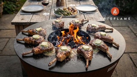 Nebraska-Style Grilled Lamb Chops with Garlic Herb Butter