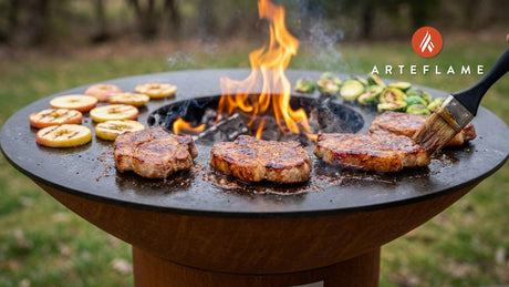 Kansas Style Grilled Maple Glazed Pork Steaks