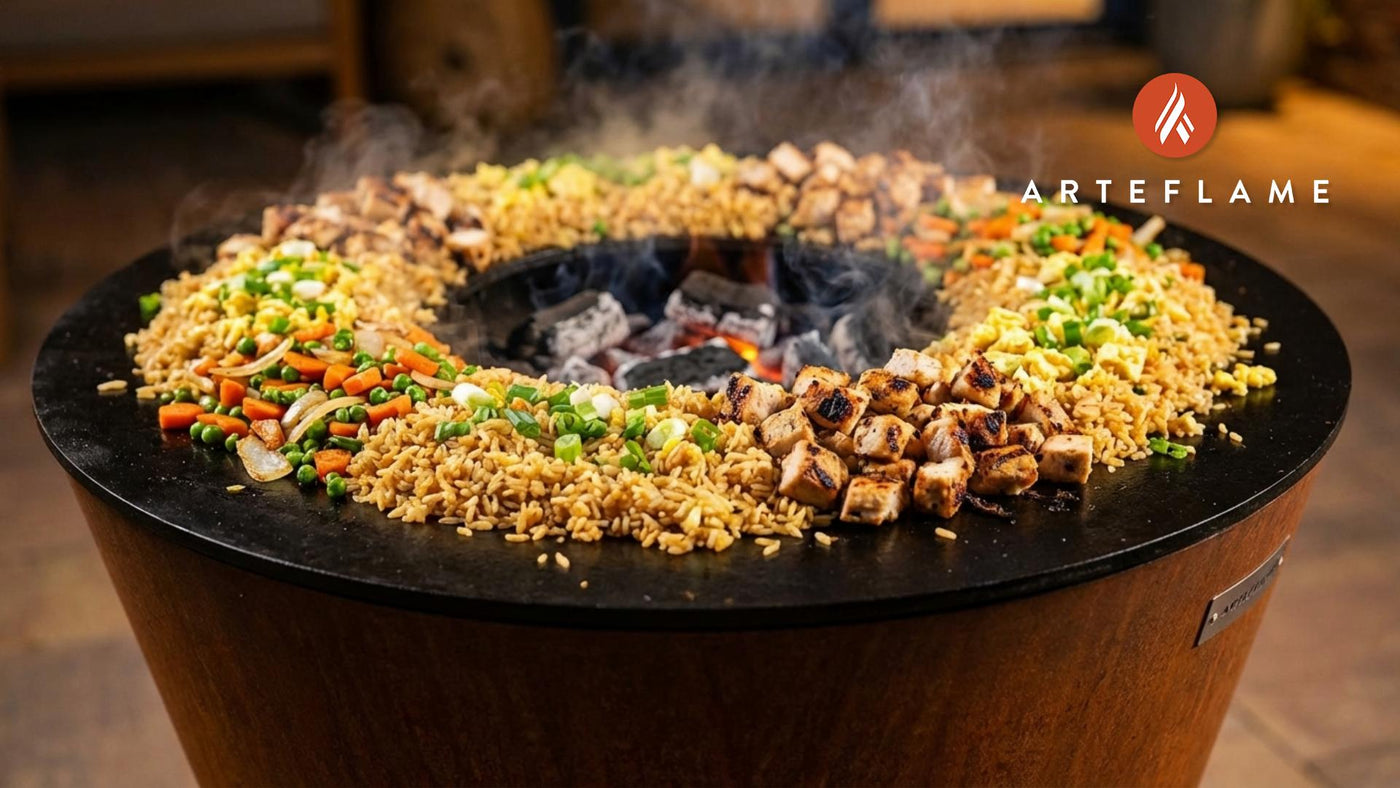 Grilled Chicken Fried Rice on the Arteflame