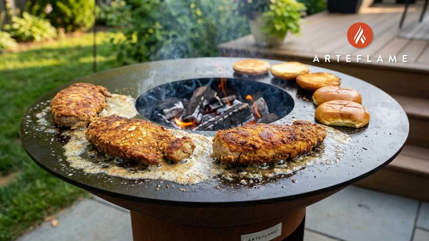 Authentic Indiana Grilled Breaded Pork Tenderloin on the Arteflame