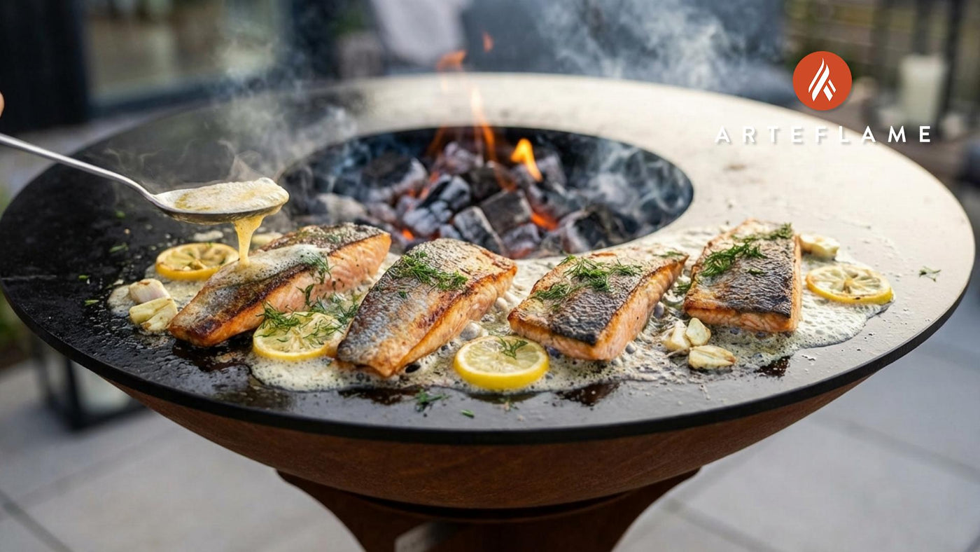 Swedish Butter-Basted Arctic Char on the Arteflame Grill