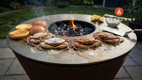 Maryland Style Soft Shell Crab Sandwich on the Arteflame Grill