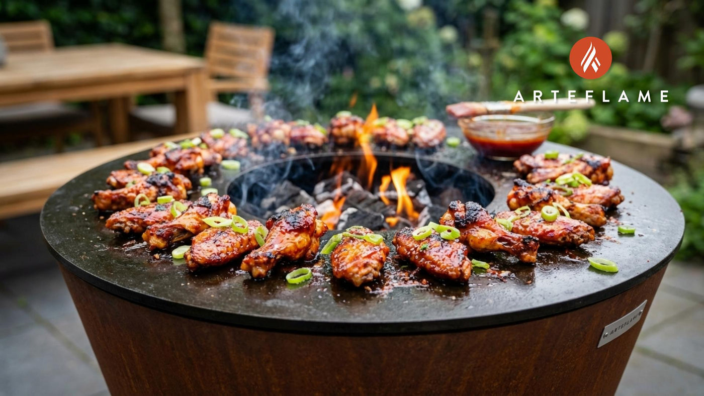 Korean BBQ Chicken Wings with Spicy Angry Sauce