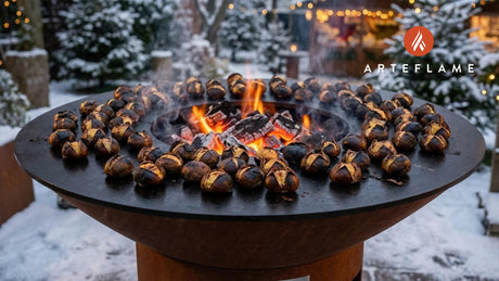 Authentic Austrian Charred Sweet Chestnuts on the Arteflame Grill