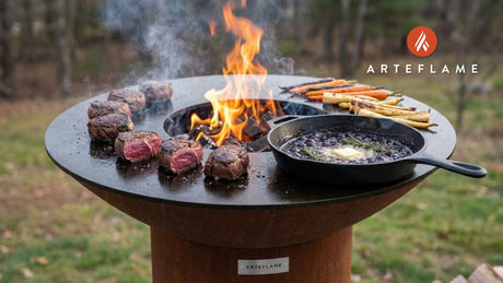 New Hampshire Grilled Venison Medallions with Maple-Blueberry Glaze