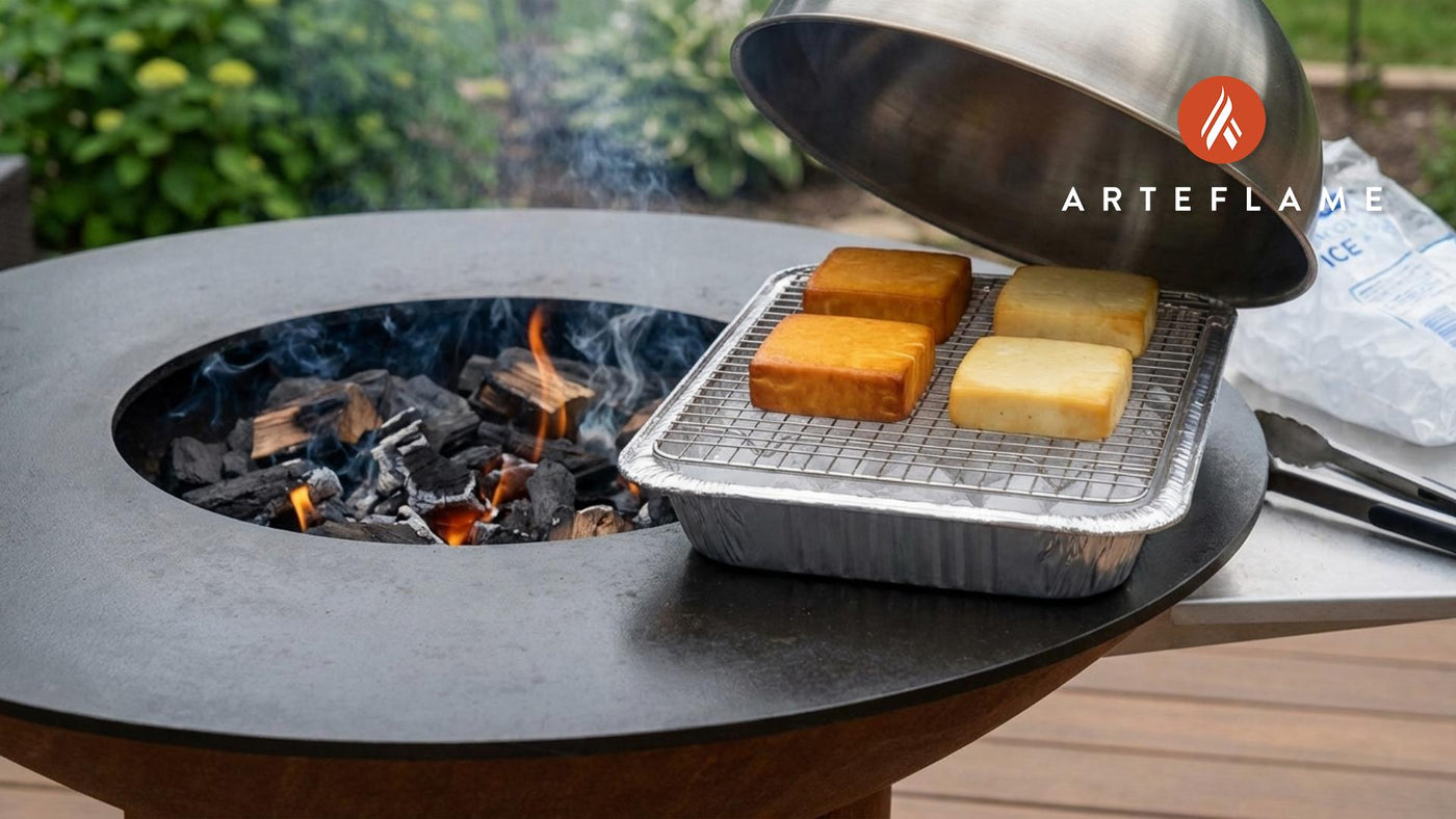 Missouri Hardwood Smoked Cheese on the Arteflame Grill