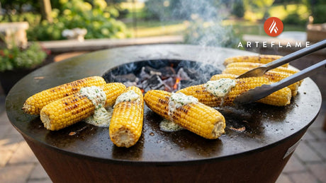 Smoky Grilled South Dakota Corn with Whipped Chive Butter