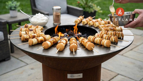 Mississippi Grilled Banana Pudding Skewers on the Arteflame