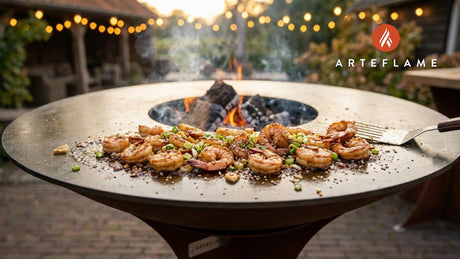 Sizzling Japanese-Style BBQ Shrimp with Garlic Butter Recipe