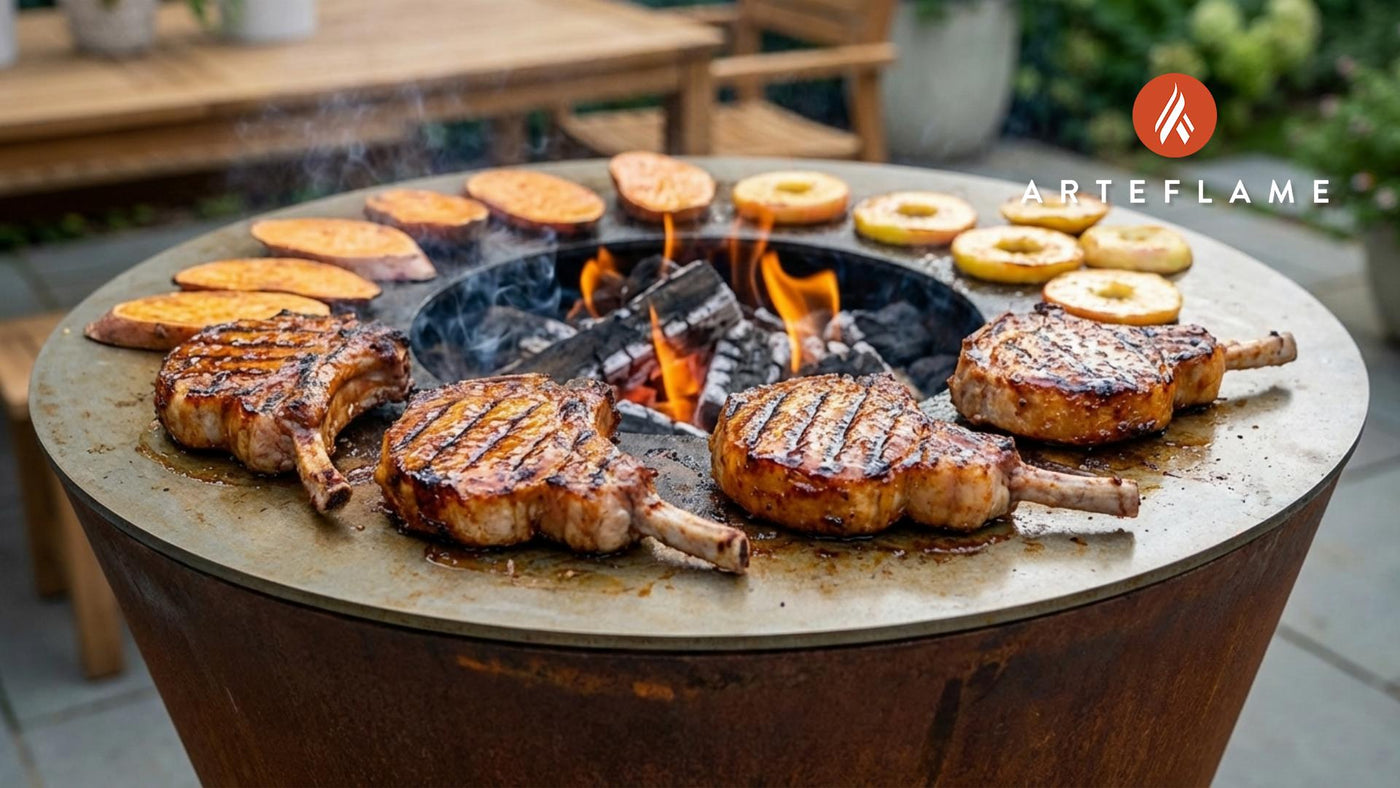 Juicy Grilled Nebraska Pork Chops Recipe on the Arteflame
