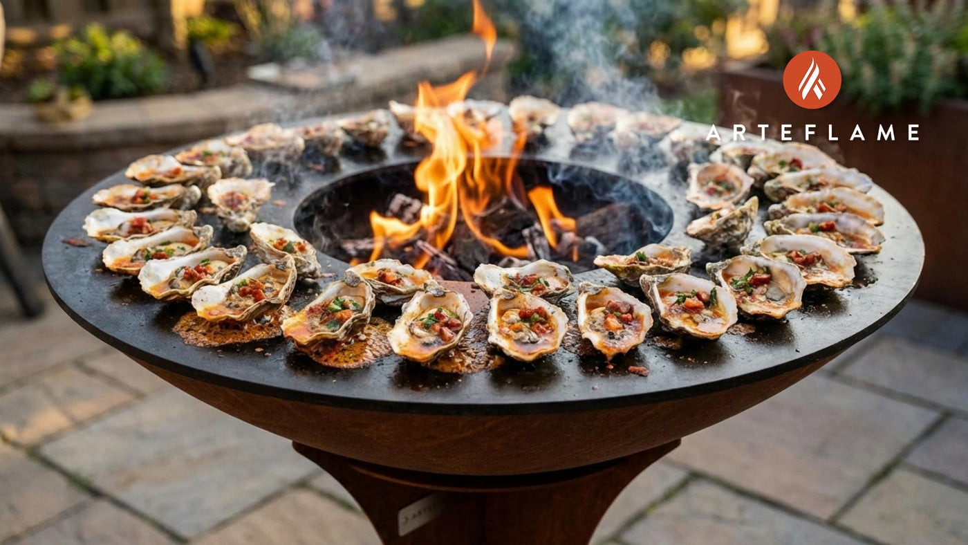 Smoky Portuguese Grilled Oysters with Garlic Chorizo Butter
