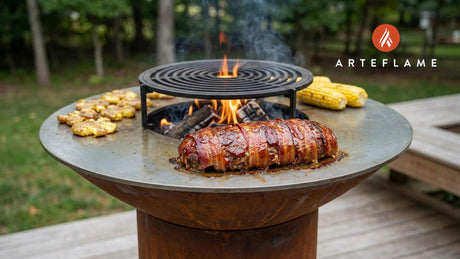 The Ultimate Indiana Grilled Bacon-Wrapped Meatloaf on the Arteflame