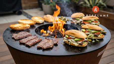 Grilled Tortas with Meat, Cheese, and Avocado