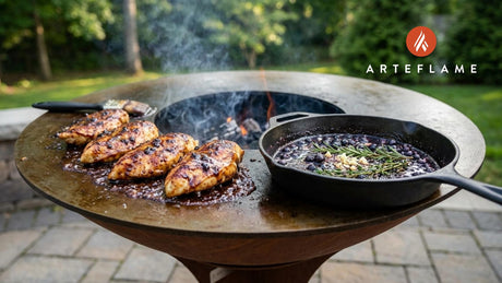Massachusetts Blueberry Balsamic Grilled Chicken on the Arteflame