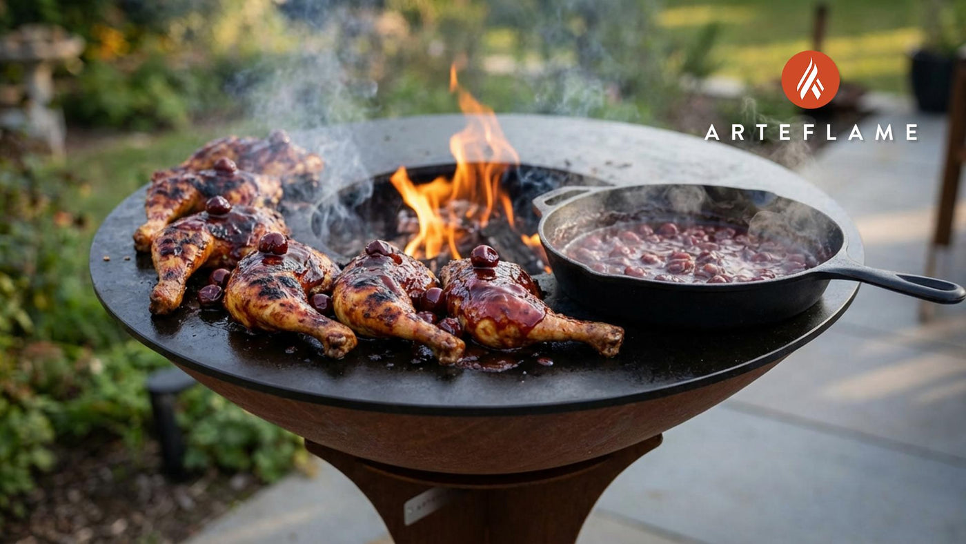 Smoky & Sweet Wisconsin Cherry BBQ Chicken Recipe for the Arteflame Grill