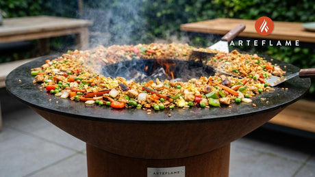 Grilled Stir-Fried Rice on the Arteflame: A Flavor-Packed Outdoor Favorite